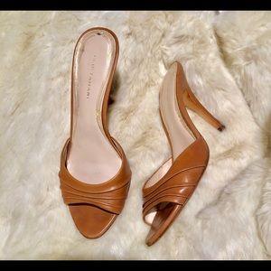 ElieTahari open toe slide heels